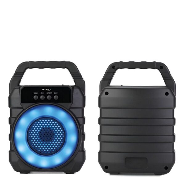 Parlante Portable y efectos Led Giratorios RGB 21CM Parlante Portable y efectos Led Giratorios RGB 21CM