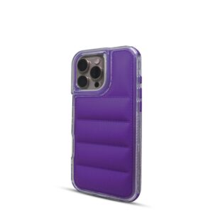 Puffer Case Acolchonada Borde Cristal iPhone 16 Pro Max SOUL
