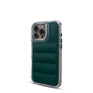 Puffer Case Acolchonada Borde Cristal iPhone 15 SOUL