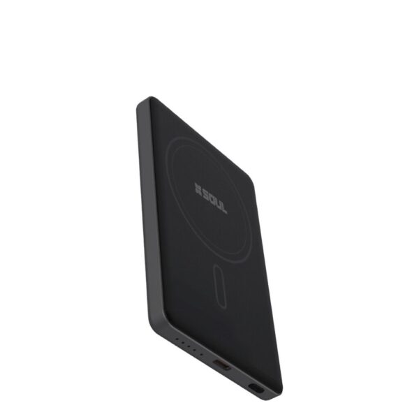 Power Bank Classic 100 5000mAh Inalambrico + Magnetico Marca 22.5w Soul