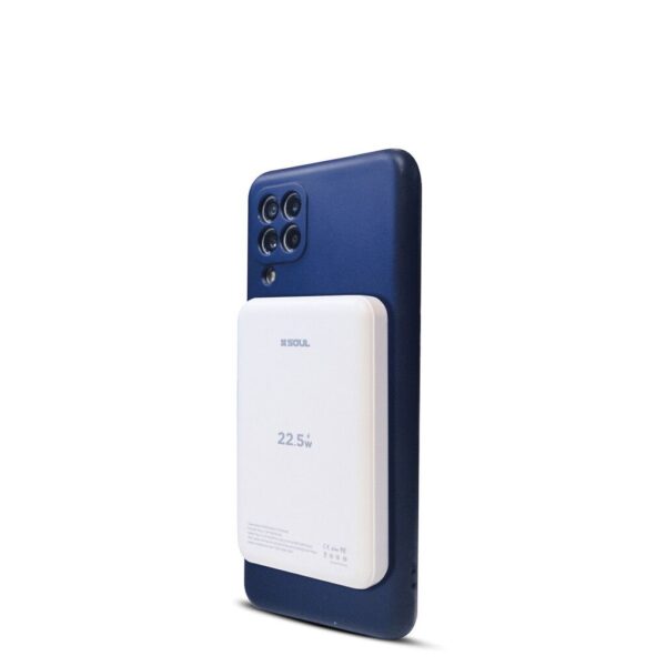Power Bank Classic 100 5000mAh Inalambrico + Magnetico Marca 20w Soul