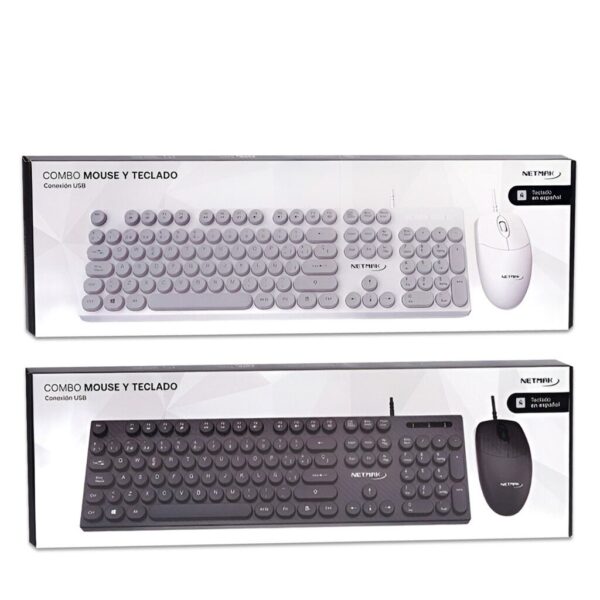 Kit Teclado / Mouse USB Netmak NM-KB258
