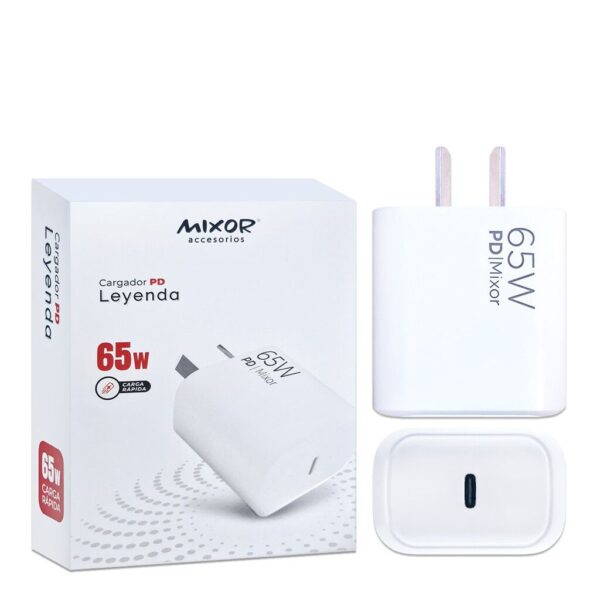 Cargador Turbo 65w PD - LEYENDA - MIXOR