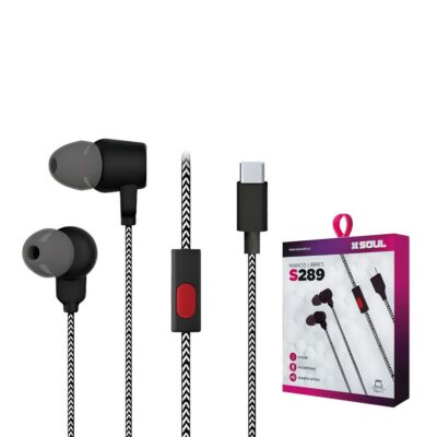 Manos Libres S289 Tipo ''C'' Blanco Sonido Nitido Marca SOUL