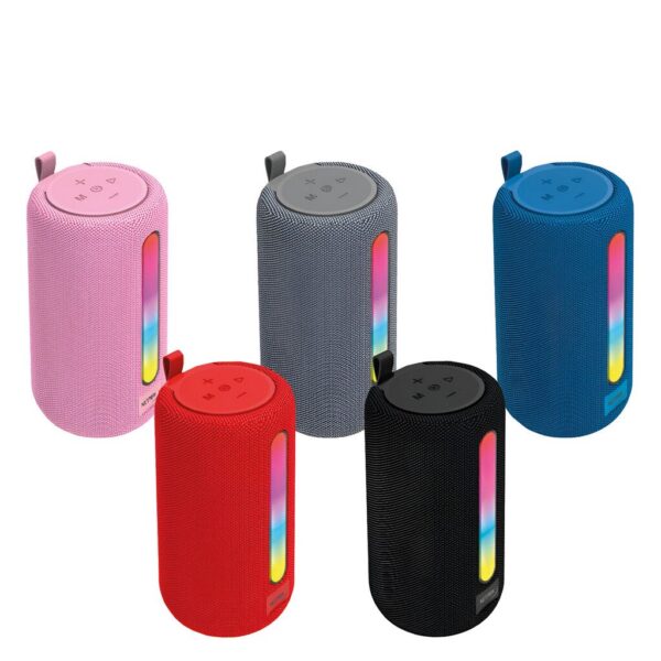 Parlante Bluetooth Portatil Usb / Microsd / Manos Libres c/ luz Netmak