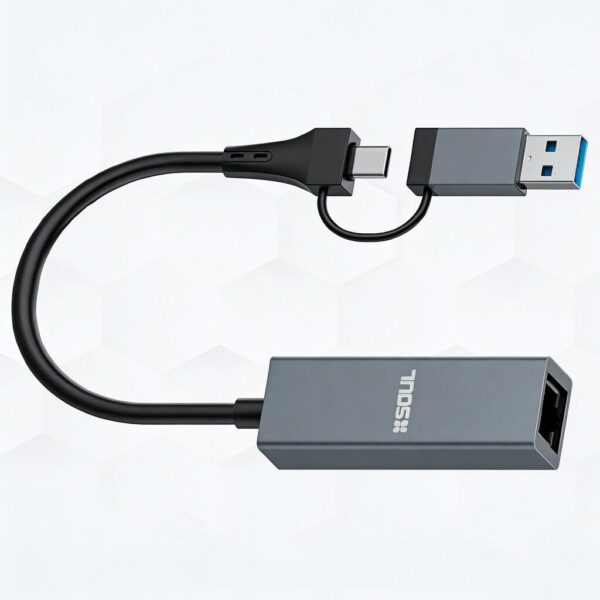 Adaptador Ethernet USB 100Mbps SOUL Adaptador Ethernet USB 100Mbps SOUL
