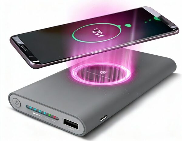 Power Bank 10000mAh Inalambrico + Magnetico Soul
