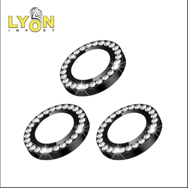 Glass Para Camara Single Strass iPhone 17 Pro