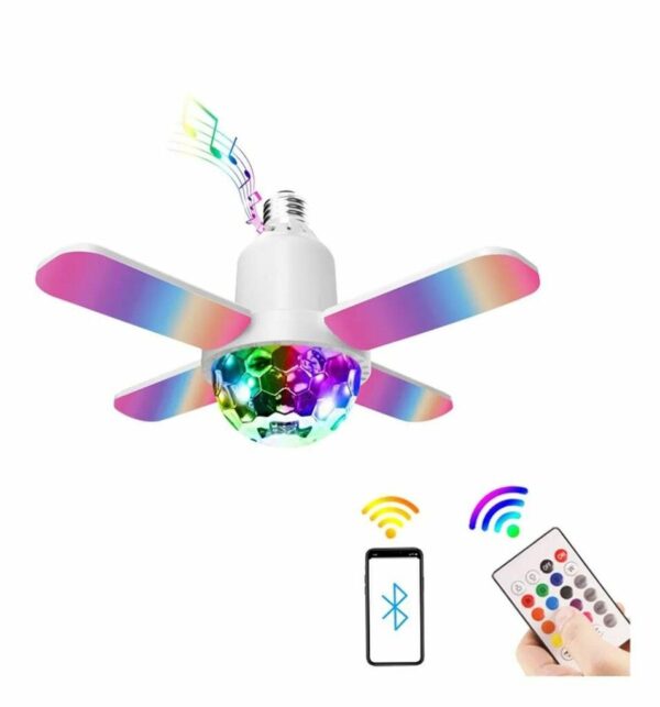 Lampara Led Deformation Music LAMP Bluetooth c/ Remoto
