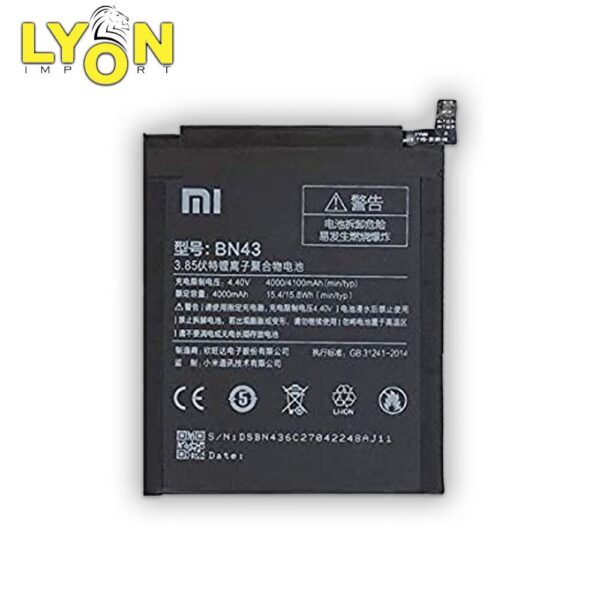 Bateria Xiaomi NOTE 4 Rep. ORIGINAL Calidad MAXIMA