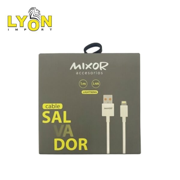 Cable Carga y Datos Micro Usb 3.4A IN BOX Mod. Salvador MIXOR