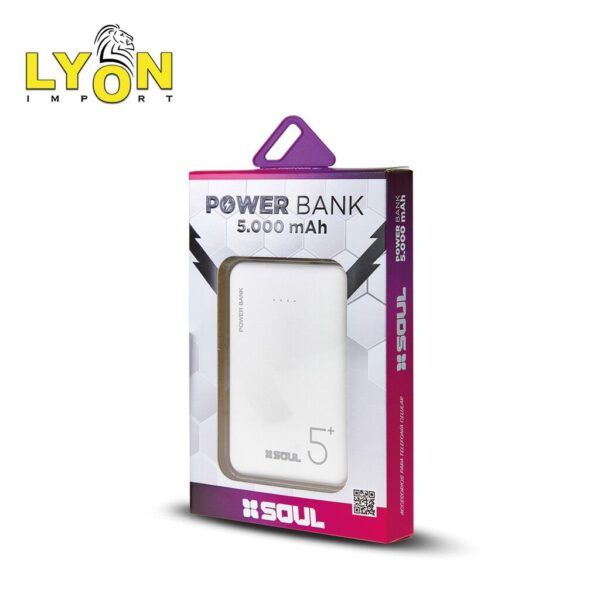 Power Bank DUAL 5000Ma Marca Soul