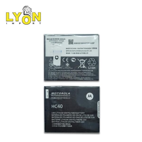 Bateria Moto C (HC40) Rep. ORIGINAL Calidad MAXIMA