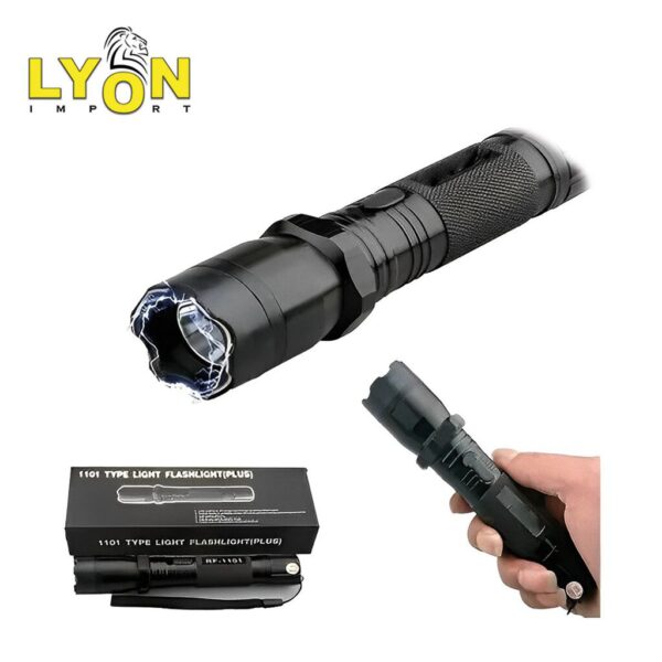Linterna Led Metalica Y Picana Electrica Recargable