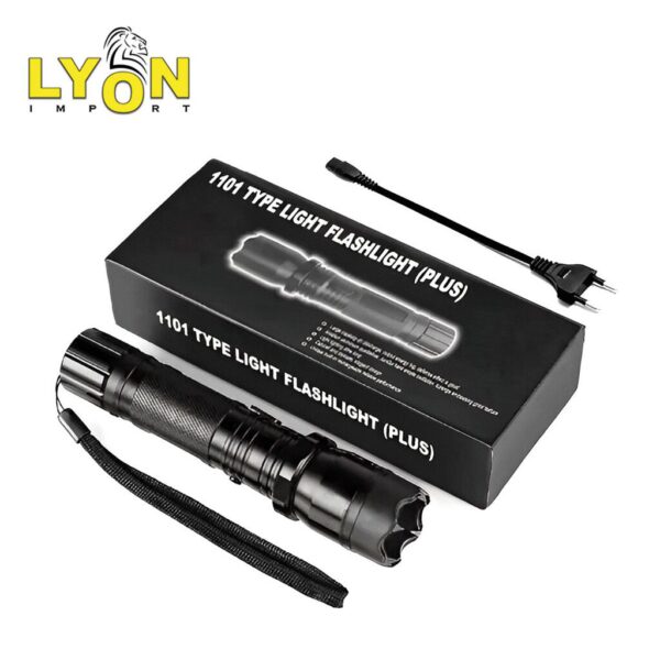 Linterna Led Metalica Y Picana Electrica Recargable