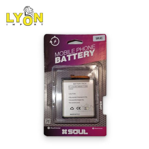 Bateria Samsung A01 Interna SOUL
