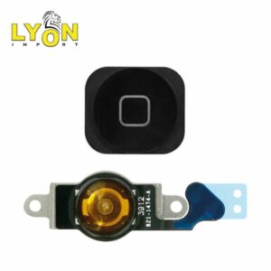 BOTON HOME IPH 5 NEGRO C/FLEX