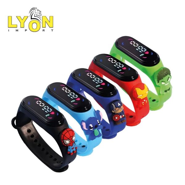Reloj Digital Para Niño Malla 3D personajes Formato SMARTWATCH