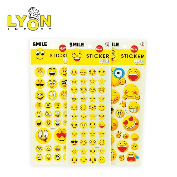 STIKERS Emoji Varios Motivos - Con Relieve Esponjado