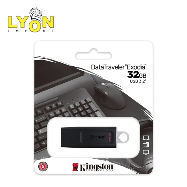 Pendrive Kingston 32gb DataTraveler USB 3.2 Exodia ORIGINAL