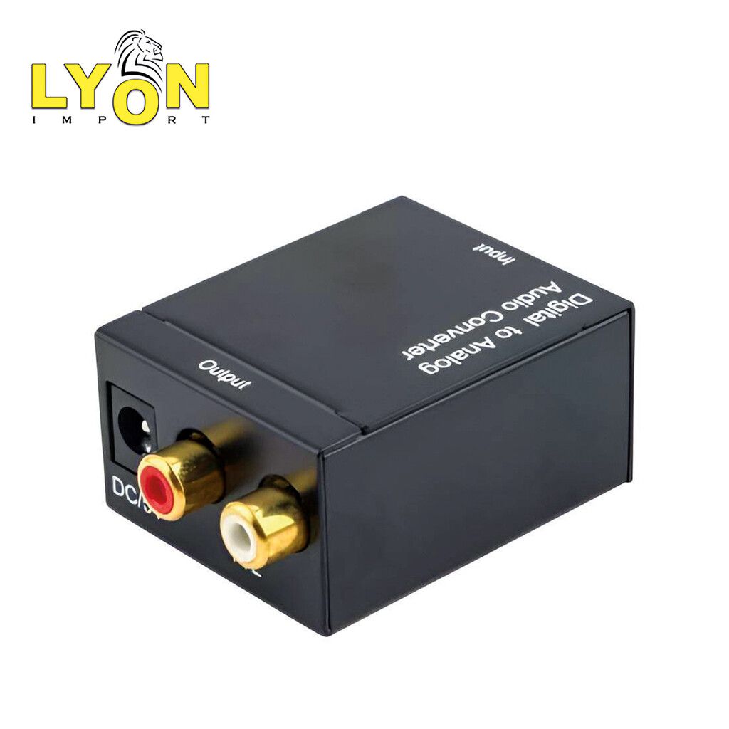 Conversor Audio Digital Fibra Optica A Rca + 3.5Mm  Tv / Ps4 A Home Skc09