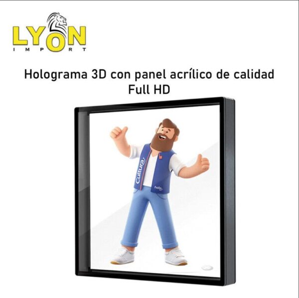 Ventilador Proyector Holograma 3D 50Cm 4 Aspas 48wts Giro 360° New APP WIfi C/ ACRILICO Ventilador Proyector Holograma 3D 50Cm 4 Aspas 48wts Giro 360° New APP WIfi C/ ACRILICO