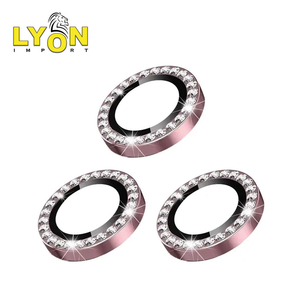 Glass Para Camara Single Strass iPhone 15