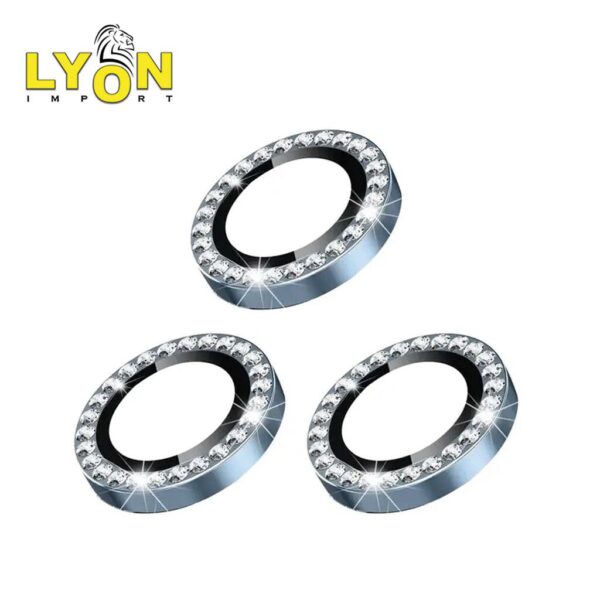 Glass Para Camara Single Strass iPhone 15