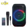 Parlante Bluetooth 8'' C/ Mic Luz LED RX8150