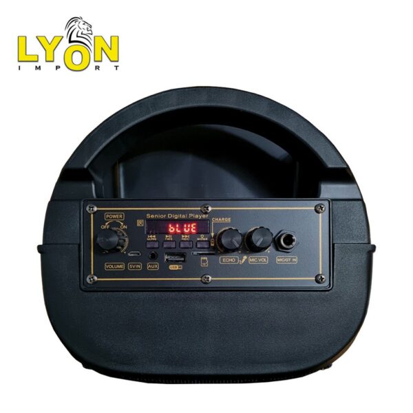 Parlante Bluetooth 8'' C/ Mic Luz LED RX8150