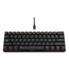Teclado mecanico 60% blanco Marca Netmak