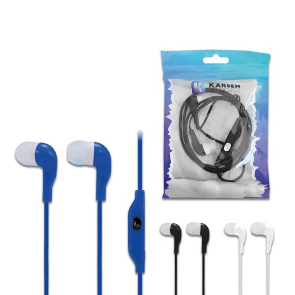 Auricular Manos Libres Silicona - Marley - Marca Karsen