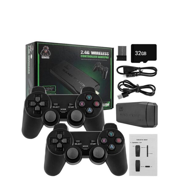 Consola  Juegos  Controller Gamepad HDMI  5000 Juegos + 2  comandos Inalambricos