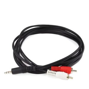 Cable Audio Plug 3.5 A 2 Rca 1.5 Mts Netmak