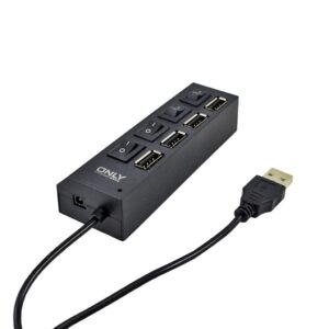 Hub Usb 4 Puertos Usb 2.0 Con Switch