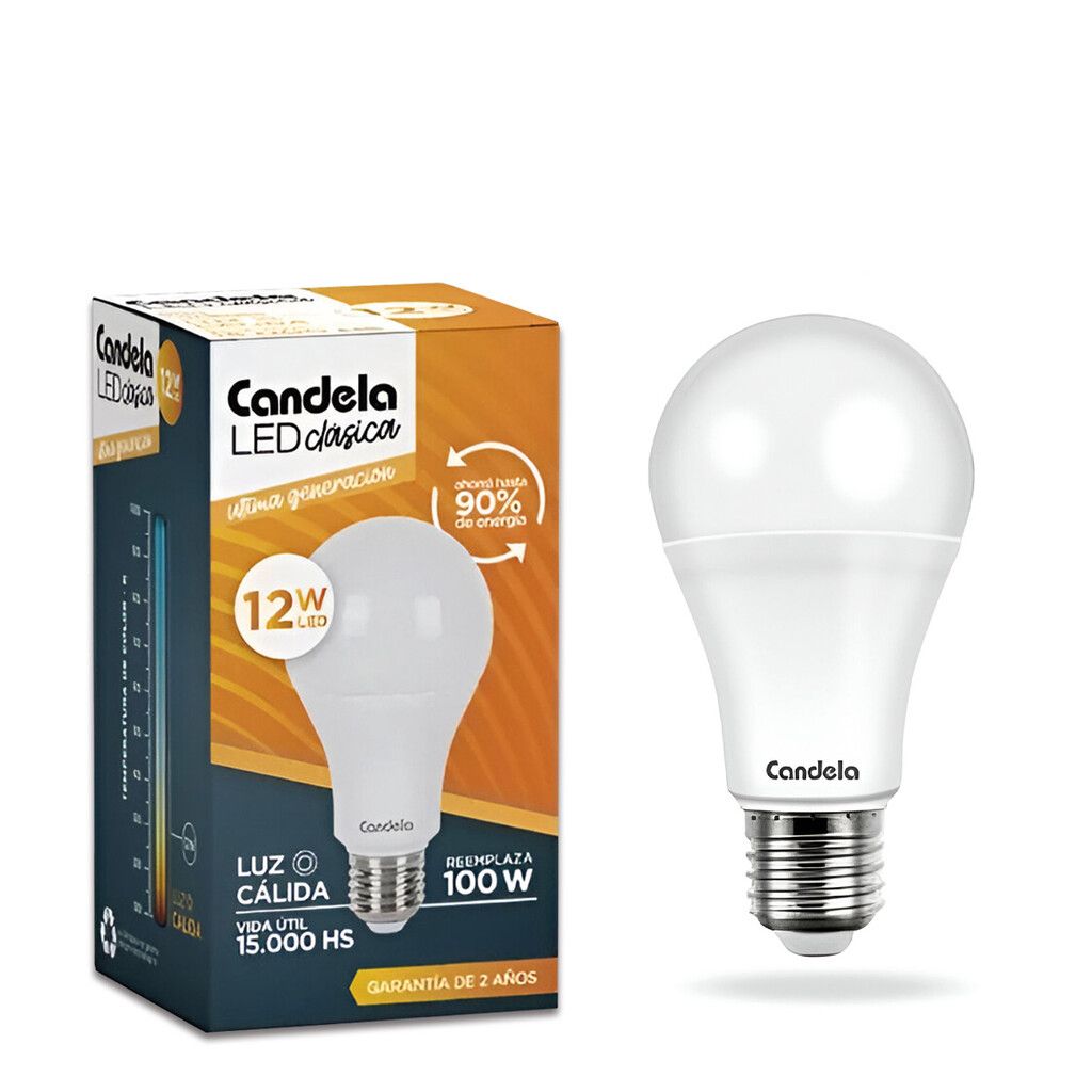 Lampara LED - 12W Calida - ( Equivale a 100 W )