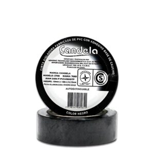 Cinta Aisladora PVC Negra x 10M CANDELA