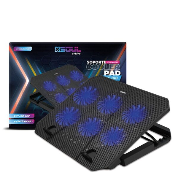 Base Cooler Gamer Para Notebook 1200rpm x6