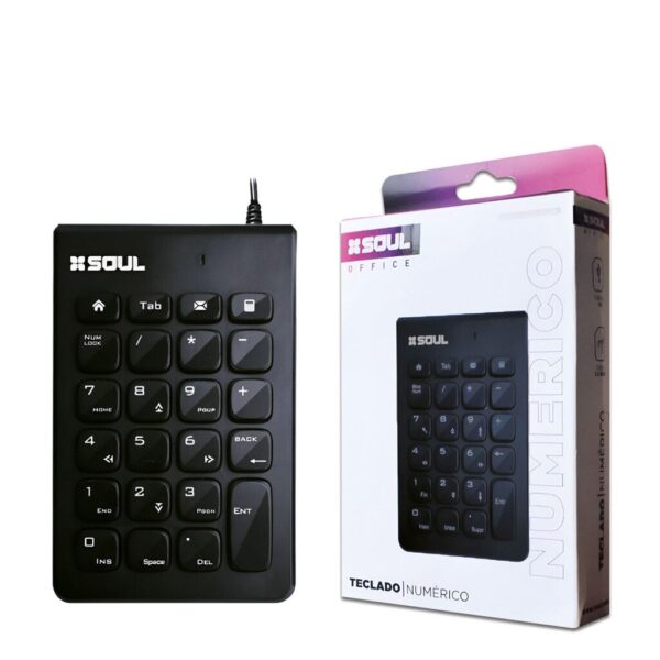 Mini Teclado Numerico Office K50 Negro