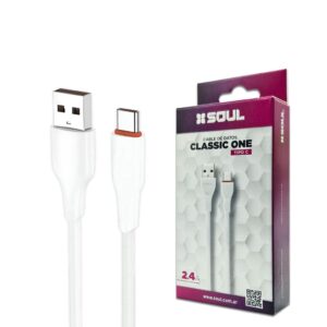 Cable Classic ONE Tipo C 2.4A Marca SOUL