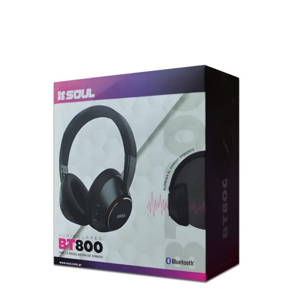 Auricular Bluetooth Vincha c/ Cancelacion de Ruido ANC BT800