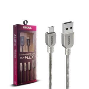 Cable Carga Rapida Micro Usb Iron Flex Marca Soul