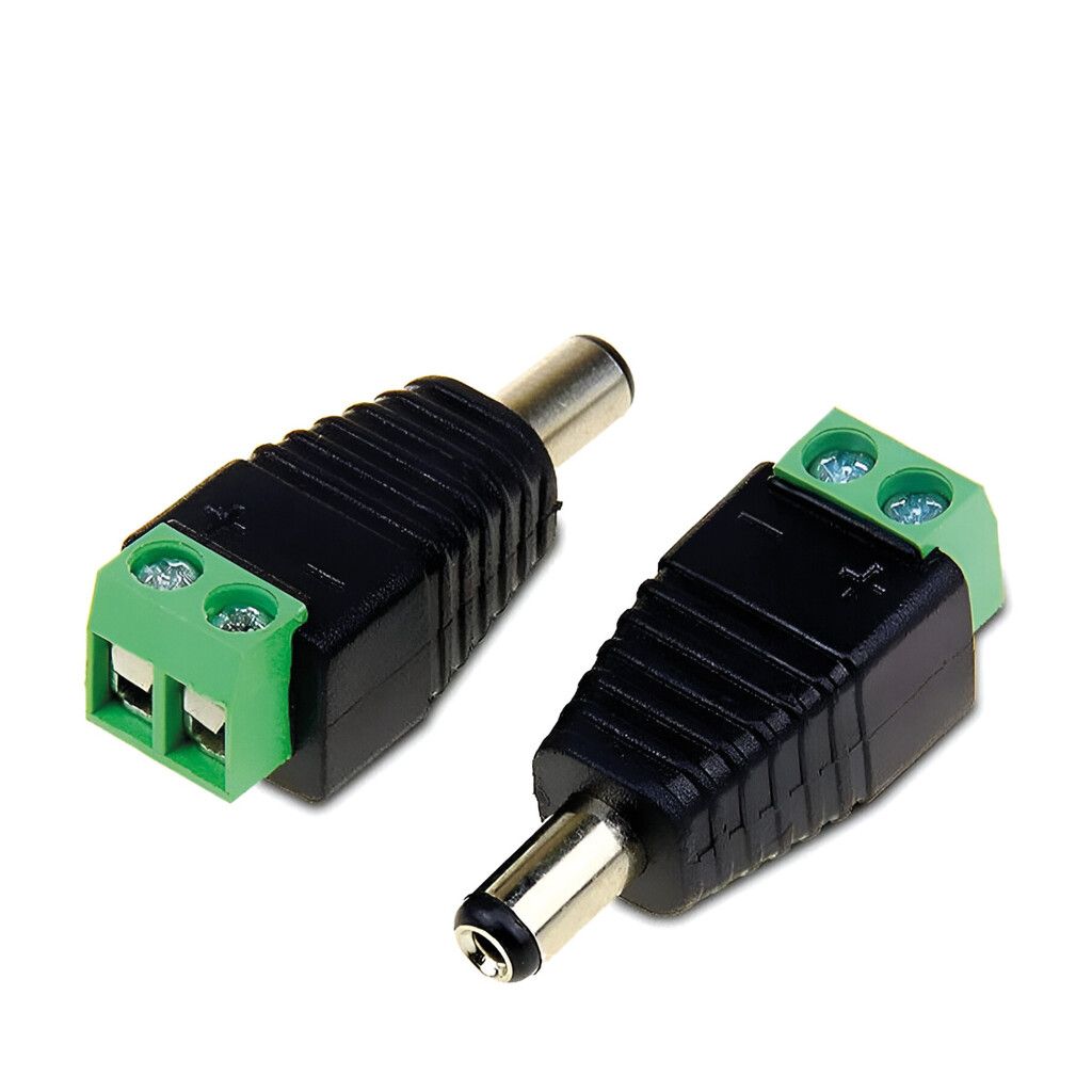 Conector Dc Macho Camaras De Seguridad