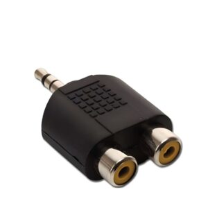 Ficha Audio Adaptador 2RCA A Ficha 3.5