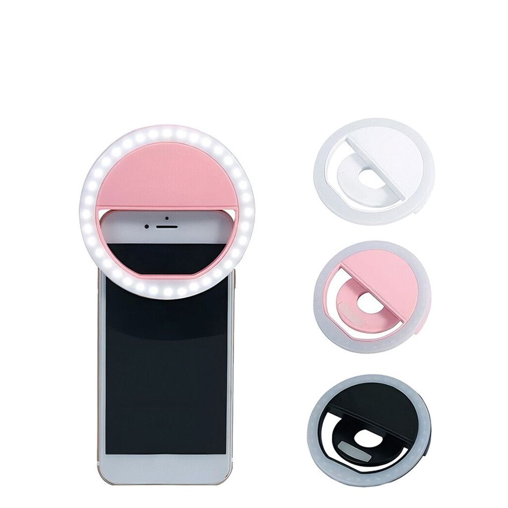 Selfie Aro Luz 18 Leds / 3 Efectos De Luz Rk12