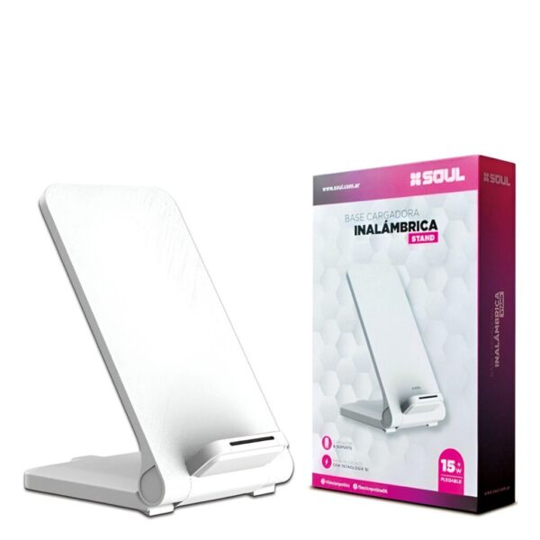 Base Cargador Inalambrico Stand Plegable 15W Mod. S100