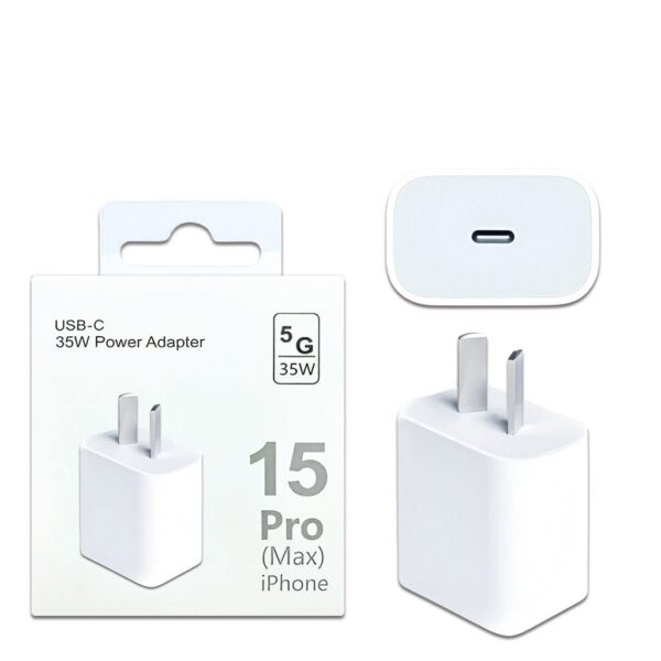 Cargador REP ORIG iPhone 35W USB-C ( Cabezal ) Pata Argentina