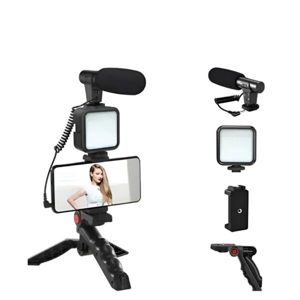 kit Streaming Soporte 4 en 1 para Celular Escritorio kit Streaming Soporte 4 en 1 para Celular Escritorio