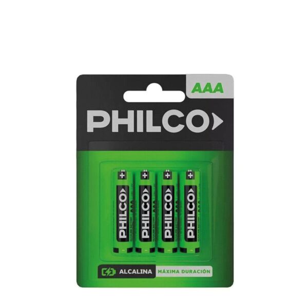 Pila Alcalina AAA X4 PHILCO (Precio X Unidad)