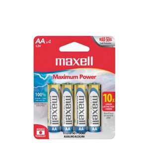 Pila Alcalina AA X4 MAXELL (Precio X Unidad)